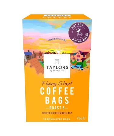 Coffee Taylors of Harrogate Fair Trade Roast Ground Coffee (Pack of 10)
