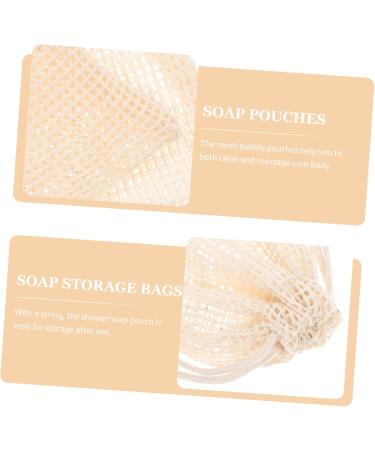 Hemoton 5pcs Soap Storage Bag Storage Bag for Soap Shower Supplies Soap Storage Pouch Soap Foaming Bag Soap Pouches Bathing Soap Bag Bathing Soap Pouch Reusable Soap Bags Bath Tool - Buy Online on GoSupps.com