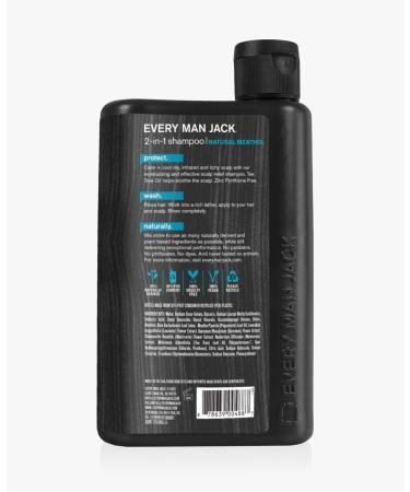 Every Man Jack 2-in-1 Anti-Dandruff Shampoo + Conditioner - Eucalyptus Twin Pack 27oz - Buy Online on GoSupps.com