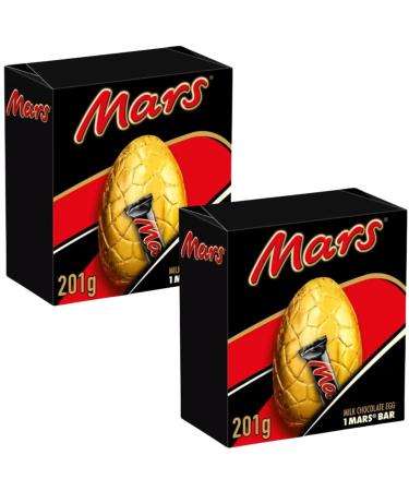Easter Egg Bundle With Mars Milk Chocolate Large Easter Egg 201g (2 Pack)