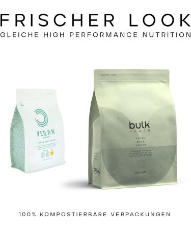 Bulk Vegan Banana Caramel Mass Gainer Protein Powder 2.5kg - Plant-Based Formula - Buy Online on GoSupps.com