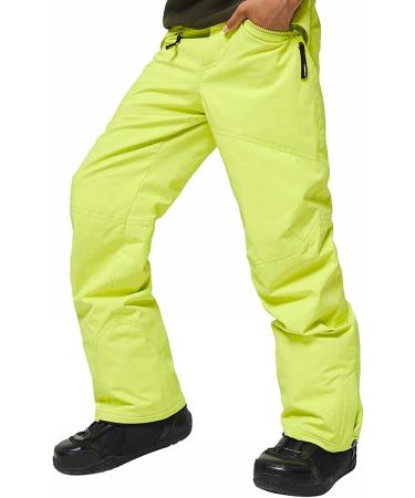 O'Neill Boys PB Anvil Snow Pants 152 - Lime Punch | Waterproof Warm & Stylish Snow Gear for Kids - Shop Internationally! - Buy Online on GoSupps.com