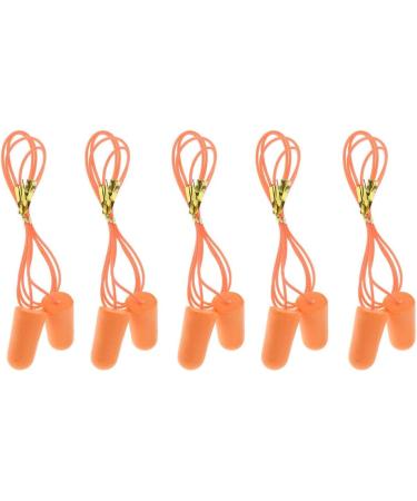 5 Pairs Soft Ear Plug with Cords Reusable Hearing Protection Earplug with Carry Case Easy Clean and Storage Portable and Useful - Buy Online on GoSupps.com