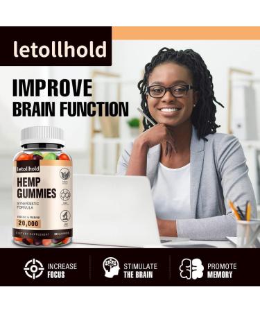 Hemp Gummies Edibles Gummy Advanced Extra Strength Made with Hemp Oil Low Sugar Supplements(Loquat) 80 Count (Pack of 1) - Buy Online on GoSupps.com