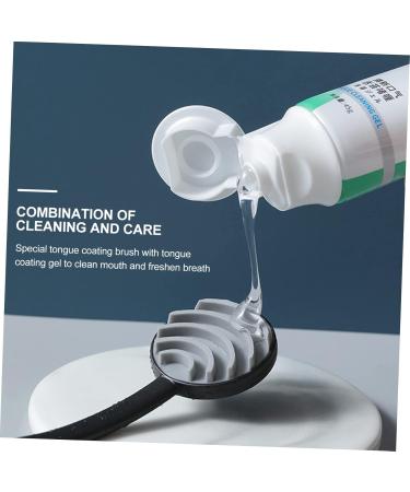 Partykindom Tongue Cleaning Brush - 2 Pack | Plastic Oral Hygiene Tools for Effective Mouth Care | 18.5x3.5cm - Buy Online on GoSupps.com