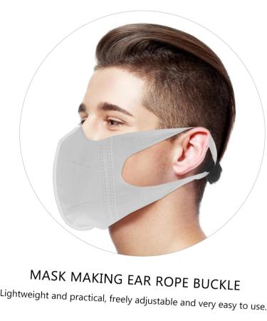 Hoement 10pcs Mask Rope Buckle - Adjustable Ear Strap Accessories for Mask Making - Buy Online on GoSupps.com