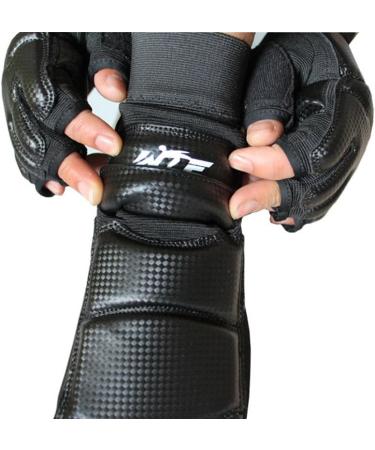 Baselay Taekwondo Foot Protector - WTF Approved Training Gear for Sparring & Martial Arts | Black Large Size for Men, Women, Kids - Buy Online on GoSupps.com