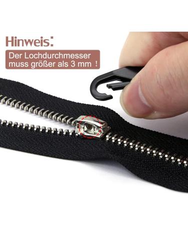 Homgaty 20-Piece Zipper Pull Set | Metal Zipper Repair & Replacement for Suitcases Coats Boots Jackets & Backpacks - International Shipping Available - Buy Online on GoSupps.com