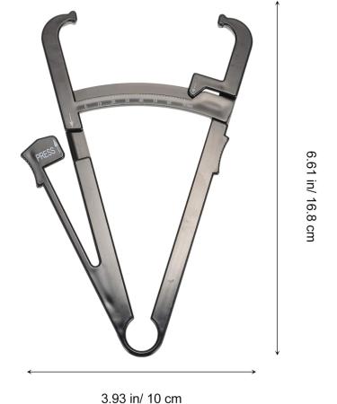 Hemoton Body Fat Calipers with Measuring Tape Precision Skin Fold Caliper for Men & Women | Weight Control Device (2 Pieces) - Buy Online on GoSupps.com