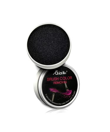 TailaiMei Color Removal Cleaner Sponge - Quick & Easy Makeup Brush Cleaning Solution - No Water or Chemicals Needed - Instantly Switch Eyeshadow Colors - Black - Buy Online on GoSupps.com