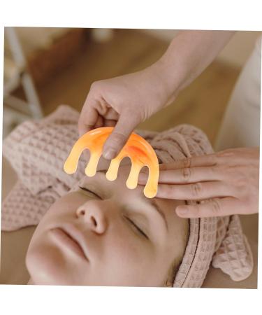 iplusmile 2 pi ces Peigne de Massage R sine Gua Sha Stimulateur Manuel pour Outil Relaxant pour Am lioration Teint Peigne T te Apaisant et - Buy Online on GoSupps.com