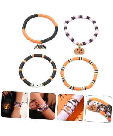 COHEALI 1 Set Bracelets Charm Bracelet Decor Beads Women Beaded Bracelet Wrist Jewelry Bulk Jewelry Festival Jewelry Bead Stretch Bracelet Halloween Jewelry for Teen Girls Clay Miss Letter - Buy Online on GoSupps.com