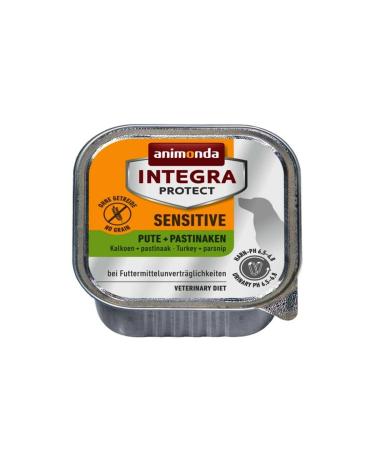 Animonda Integra Protect Sensitive Dog Diet Dog food wet food for feed allergy turkey + paramedic 11 x 150 g turkey + parsnip 150 g (11 Pack) - Buy Online on GoSupps.com