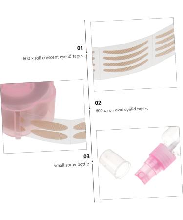 FOMIYES 1 Set Double Eyelid Sticker Makeup Tape Double Eyelid Tape Adhesive Eyelid Stickers Eye Gel Lace - Buy Online on GoSupps.com