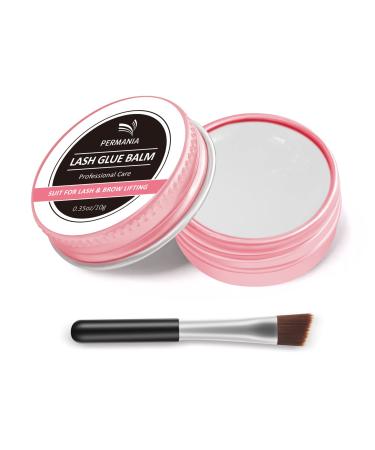 PERMANIA Eyelash Glue|Eyelash Lifting Glue|Eyebrow Glue White Peach Quick-drying-10g 10g-White Apple