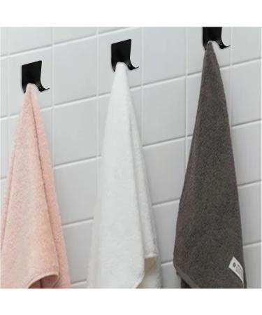 Funincrea 2-Pack Shaver Holder - Multi-Purpose Self-Adhesive Stainless Steel Hooks for Shower Kitchen & Bathroom - Black - Buy Online on GoSupps.com