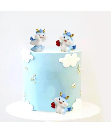 Cyodoos 2PCS New Year Decoration Dessert Cupcake Toppers Spring Festival Party Supplies Baking Accessories Dessert Dragon Selection New Year Party Supply Dragon Cupcake Toppers - Buy Online on GoSupps.com