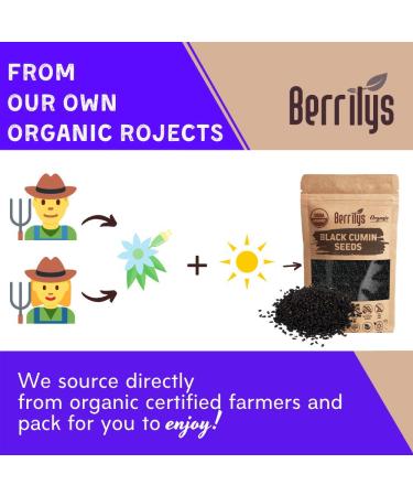 RAWYA Black Seeds + Black Seed Oil - USDA Organic Certified, Cold Pressed, Nigella Sativa, Cumin Seed Oil, Kalonji, Premium Quality, High Thymoquinone, Pure & Natural, 8.4 Oz + 16 Oz Seeds - Buy Online on GoSupps.com