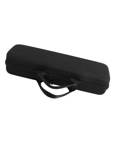 Hair Straightener Lightweight Hard Sturdy Handle Portable EVA Drop Proof Black with Mesh Pocket for HT01