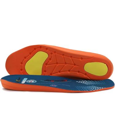ROCKROOSTER Arch Support Insoles for Men & Women - Fast Drying, Shock Absorption, Plantar Fasciitis Relief - Suitable for Diabetes, Flat Feet - Men's 10-11 / Women's 12-13 (Size L) - Buy Online on GoSupps.com