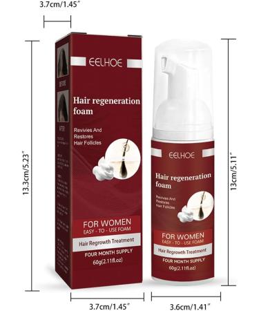 JITASHWA Hair Growth Foam Hair Regrowth Treatment for Women & Men Hair Regrowth Scalp Foam Hair Loss Solution Hair Thickening Product - Buy Online on GoSupps.com
