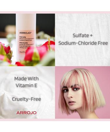 ARROJO Cream Whip Hair Styling Cream - Weightless Conditioning for Wavy or Dry Hair | 5.5 Fl Oz - Buy Online on GoSupps.com