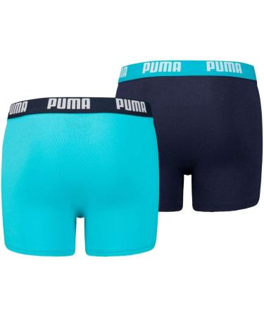 PUMA Boys Boxer Shorts 4 Pack - Bright Blue Children's Underwear | Comfortable Fit & Stylish Design - Buy Online on GoSupps.com