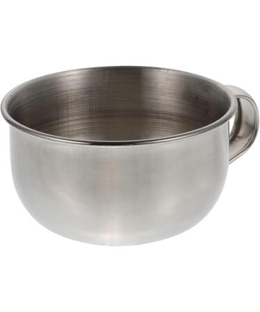 Fomiyes 2PCs Face Cleaning Tool Set - Stainless Steel Bowl & Cup for Safe Foam Cleaning - Convenient & Practical for Men - 10x8.5cm - Buy Online on GoSupps.com