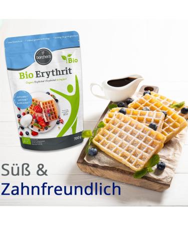 Borchers Organic Erythritol 700g Bag - Sugar-Free Organic Sweetener | Calorie-Free Sugar Substitute - Buy Online on GoSupps.com