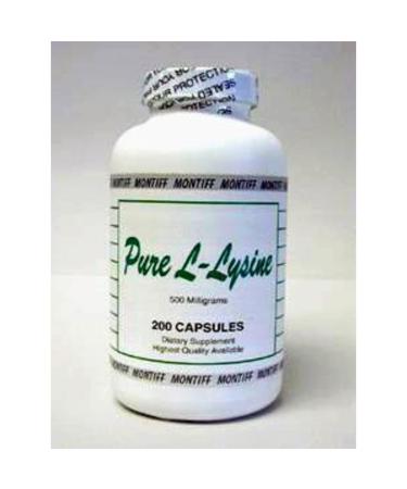 Pure L Lysine 500 mg 200 Cap