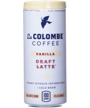 La Colombe Draft Latte Cold-Pressed Espresso Variety 9 oz Can (Mocha/Triple Shot/Vanilla, 12-pack) Vanilla,Mocha