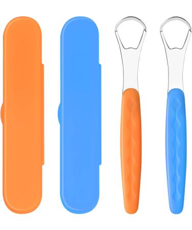 Vesaneae Tongue Cleaner Set 2 | Stainless Steel Tongue Scraper with Travel Case | Oral Hygiene for Bad Breath | Narrow Head Design - Buy Online on GoSupps.com