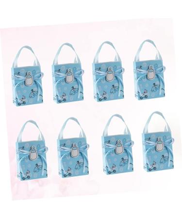 12pcs Box The Gift Gifts Paper Gift Bag Mini Tote Candy Bag Christening Decoration Party Favors Korean Birthday 1 count (Pack of 1) Sky-blue - Buy Online on GoSupps.com