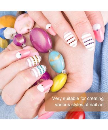 QJIBOVM Flat bottom rhinestone gems crystal nail art gems with picking tweezers and rhinestone picker dot drill pen suitable for nails clothes face crafts - Buy Online on GoSupps.com