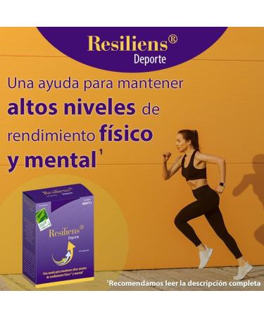 CIENPORCIENNATU RESILIENS DEPORTE 30cap is a dietary supplement in easytoswallow capsules When used consistently it supports normal body functions The package contains 30 capsules This is how it works - Buy Online on GoSupps.com