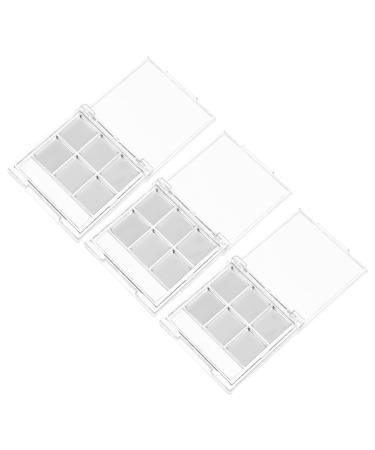 3ensembles Palette de Fards Paupi res Vide Transparente Compartiments pour chantillons Organisateur de Maquillage pour Voyages et Utilisation Quotidienne