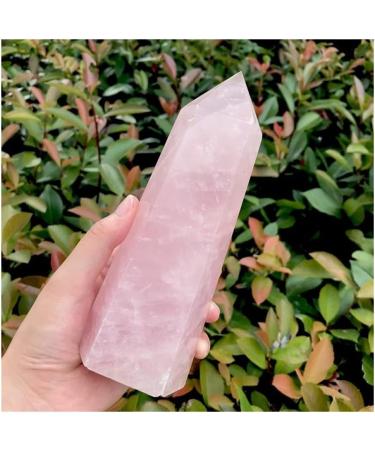 Shop JUKUCKV Rose Quartz Crystal Points - Spiritual Support & Home Decoration | Natural Pink Quartz Decor - Buy Online on GoSupps.com