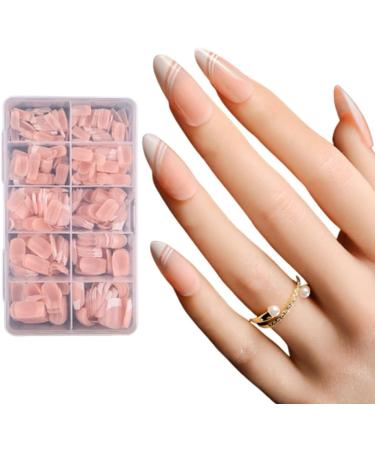 AJTUTUS/Box French Tip False s Press On False s Full Cover Stick On Ballerinas Artificial s - Buy Online on GoSupps.com