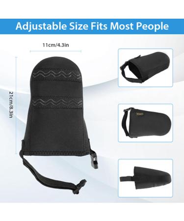 Buy Nonslip Antidirty Double Adjust Front Foot Pad - Black One Size | Heel & Firmness Adjusting with Straps & Loopback Buckle - International Shipping Available - Buy Online on GoSupps.com