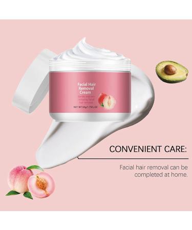 Herbionyx Facial Hair Removal Cream Moisturizing Nourishing NonSticking Fast Gentle and Fast Acting Hair Removal Cream for Face & Lip 2pcs - Buy Online on GoSupps.com