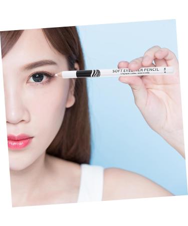 BIUDECO 40 Pcs Lying Silkworm Eyeliner Eyeshadow Pen Brow Pencil Highlight Pencil Gel White Wooden Pole - Buy Online on GoSupps.com