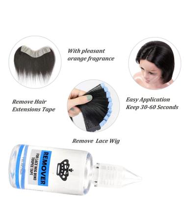 Lace Glue Remover - Fast Acting Adhesive Remover for Hair Extensions Wigs & Toupees (30ml - Buy Online on GoSupps.com