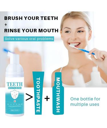 Teethaid Mouthwash 2PCs - Natural Tartar Removal & Tooth Whitening for Healthy Gums | Brightening Mouth Care - Buy Online on GoSupps.com