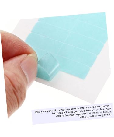 Didiseaon Double Sided Extension Tape 10 Sheets double sided pu curly human hair wig film Label Headband Reissue block extension belt Tape for Hair Extension double sided tape extend glue - Buy Online on GoSupps.com