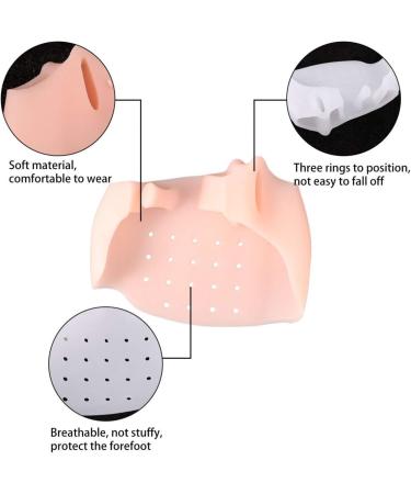 Milisten Toe Separator Hammer Toes Support Crest Pad - 2 Pairs | Toe Straightener Corrector for Hallux Valgus and Plantar Fasciitis - Buy Online on GoSupps.com