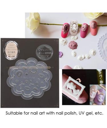 Buy 3D Silicone Nail Mold - 4 Types Nail Art Templates for DIY Manicure | International Shipping - Buy Online on GoSupps.com