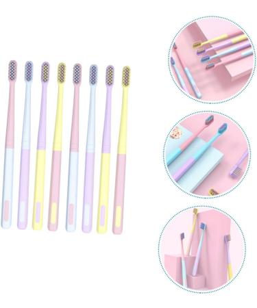 Ultechnovo 8ST Macaron Micro Toothbrushes - Electric & Manual Travel Toothbrushes for Home & Oral Care - Charcoal Cleaning Tool - Buy Online on GoSupps.com