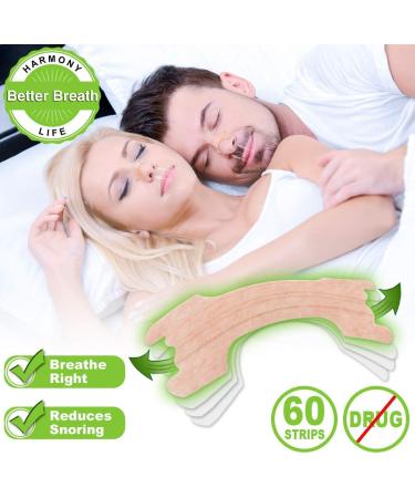 100pcs Tan Nasal Strips - Nighttime Congestion Relief for Improved Sleep and Snoring Relief (50) - Buy Online on GoSupps.com