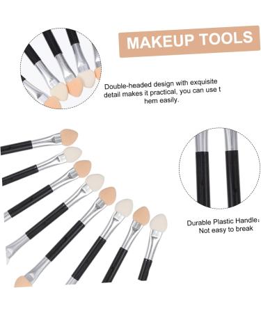 Healeved 60 Pcs Latex Eye Shadow Stick Eye Makeup Brushes Makeup Gadgets Eyeshadow Sponge Maquillaje Plastic 7.5cmx3pcs Assorted Colorx3pcs - Buy Online on GoSupps.com