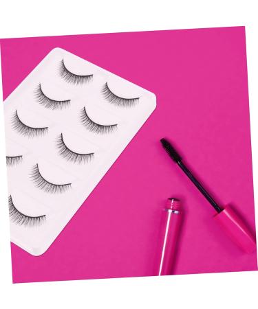 FOMIYES 10 Pairs Short False Eyelashes Handmade Eyelashes Fiber Makeup Eyelashes Fake Cosmetic Eyelashes Artificial Eyelashes Hair Eyelashes Makeup Lash Dense 6d Artificial Fiber Extend - Buy Online on GoSupps.com